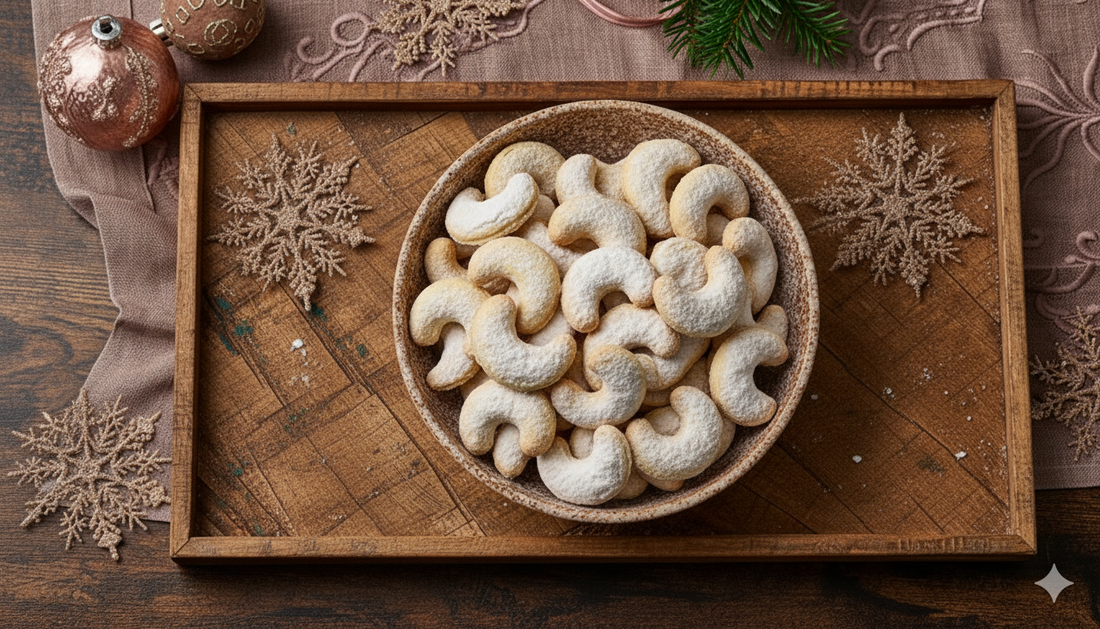 Nuremberg vanilla crescent cookies - Vanillekipferl