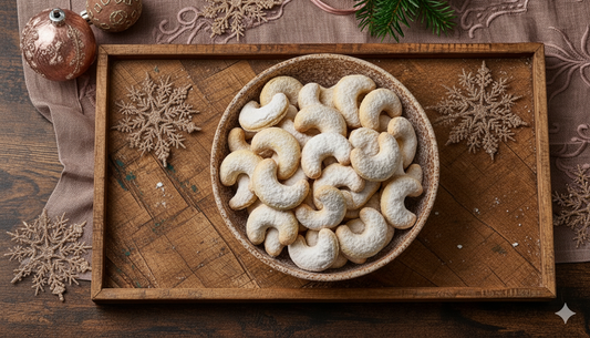 Nuremberg vanilla crescent cookies - Vanillekipferl
